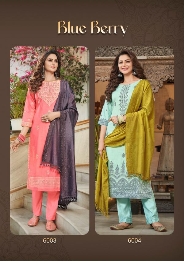 Mittoo Blue Berry Readymade Suits Collection